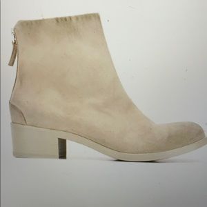Marsell back zip suede ankle boots